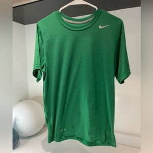 Nike Shirt Mens women’s Small Green Dri-fit Short Sleeve
